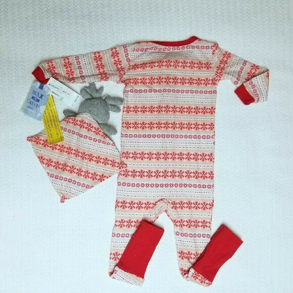 Max & Olivia Zip-up Pajama Set | 18 months - Picture 4 of 7